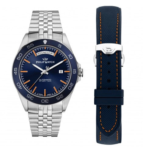 Orologio Philip Watch Caribe Blue Automatico R8223597114