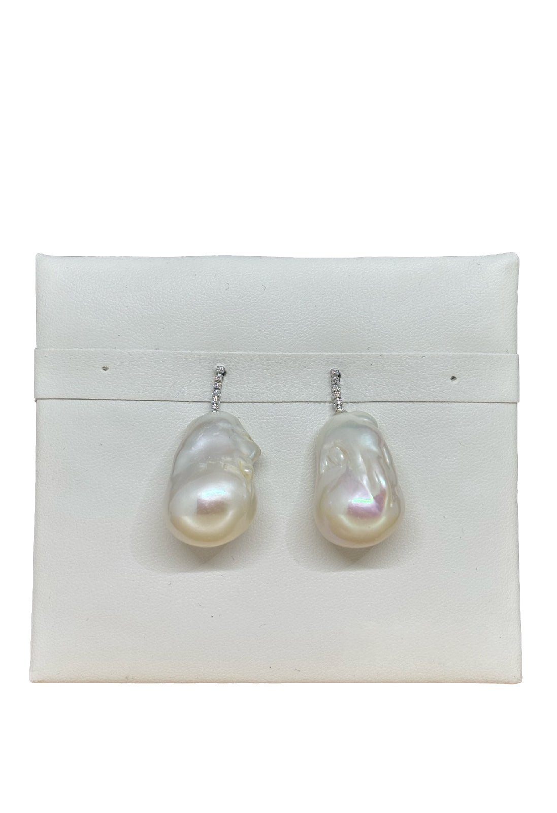 Orecchini Rajola Collezione Jacqueline brillanti e perla barocca