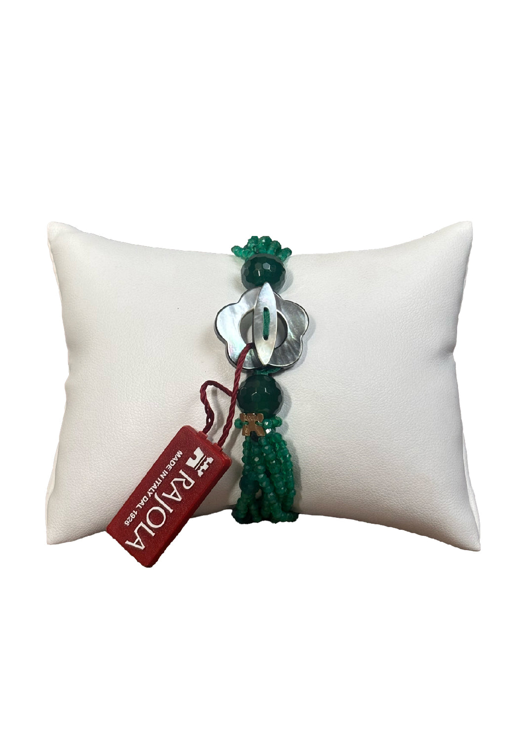 Bracciale Rajola valzer agata verde