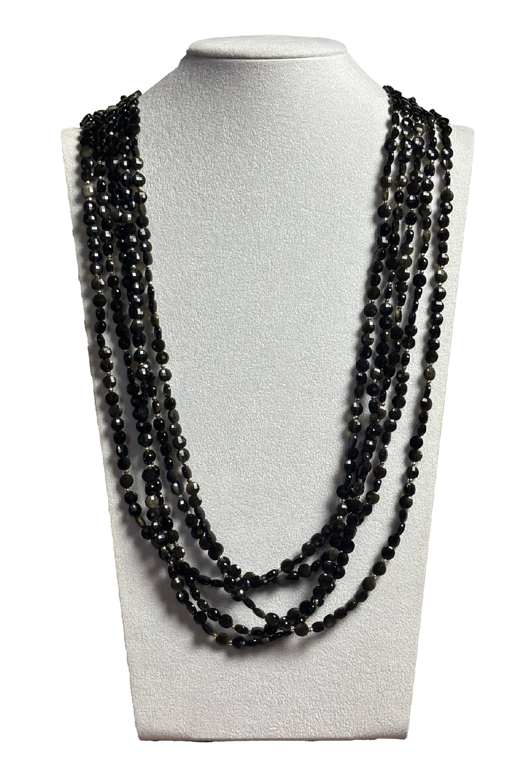 Collana Rajola Collezione Samoa ossidiana