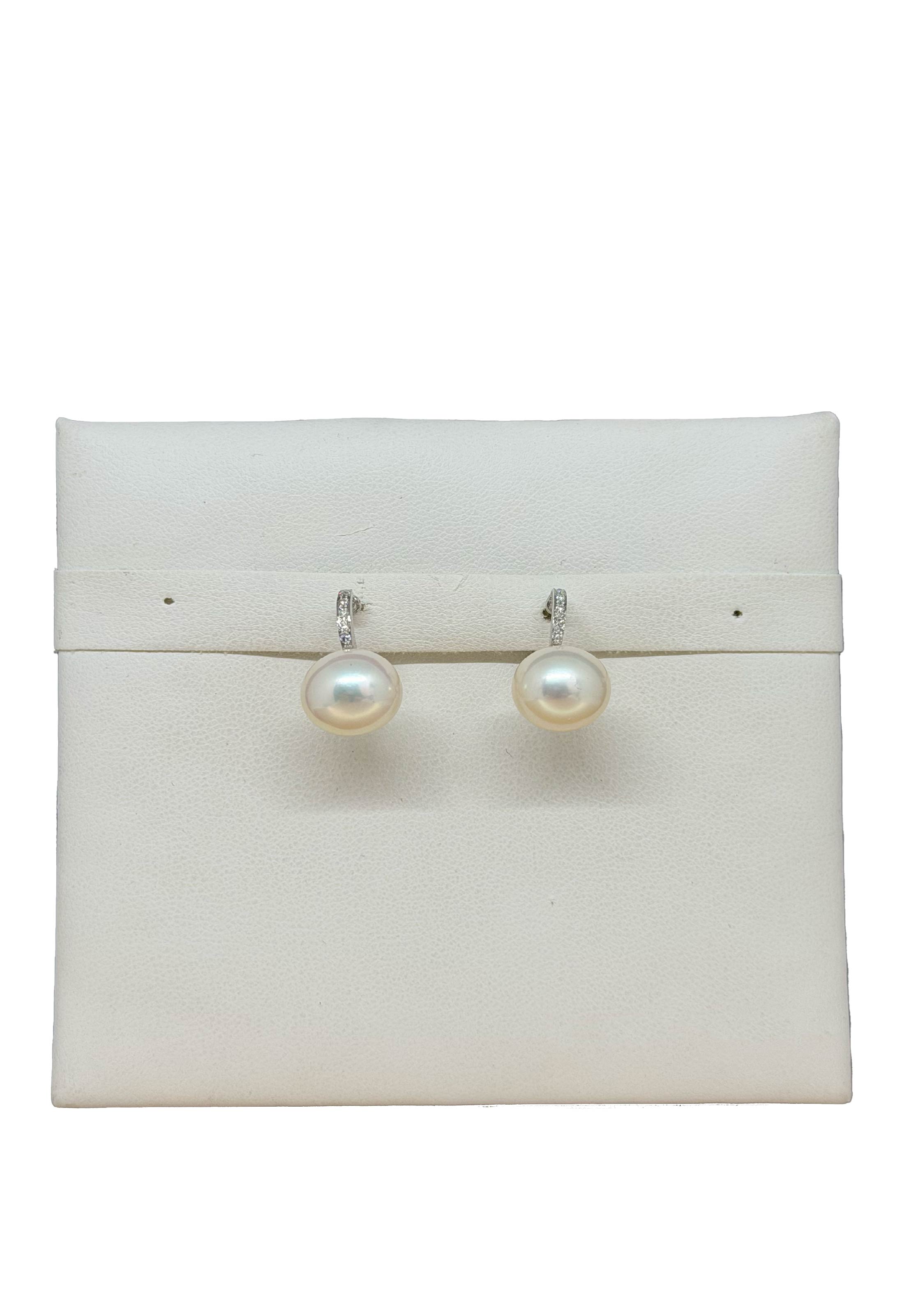Orecchini perle e brillanti