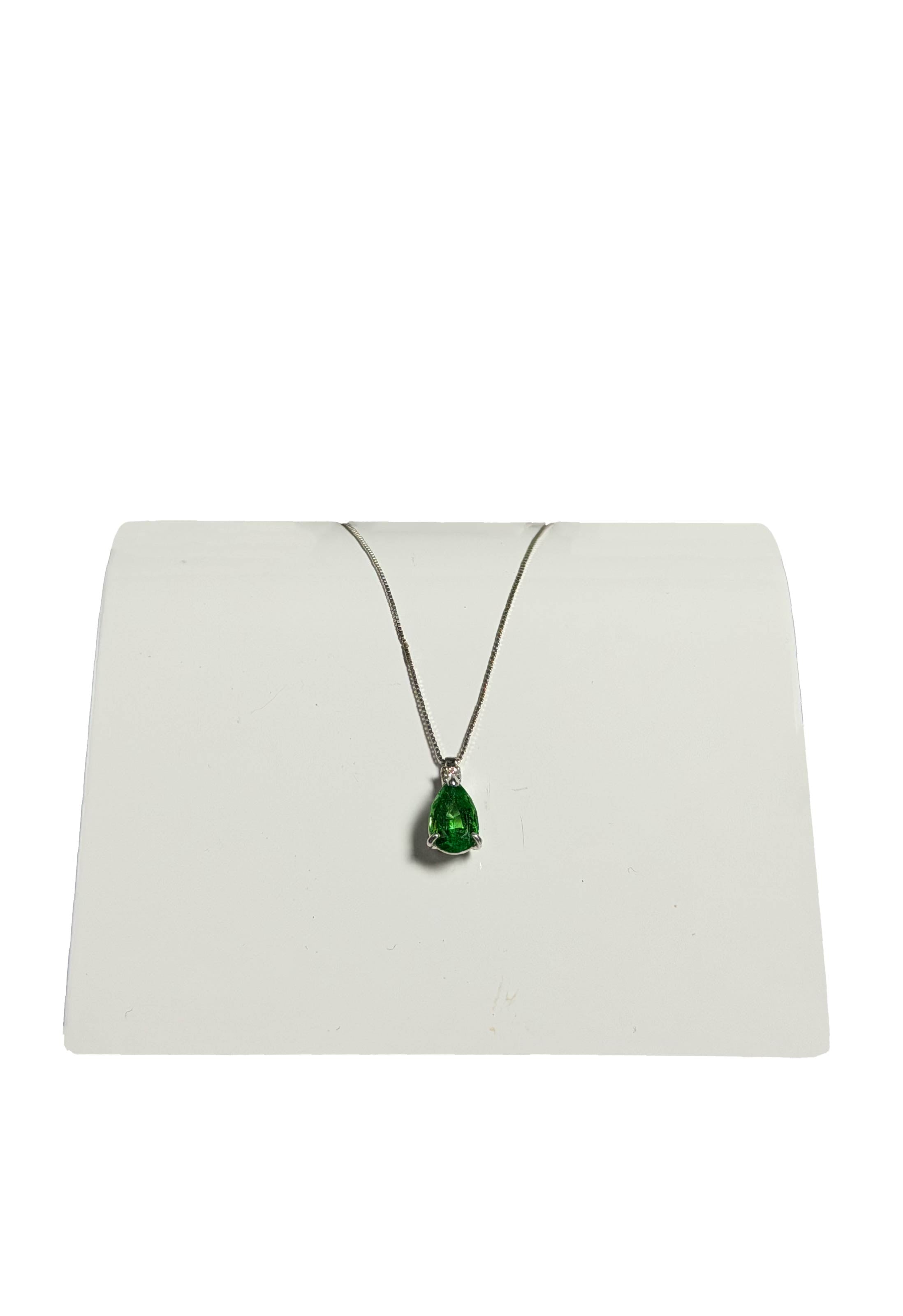 Girocollo Tsavorite e brillante