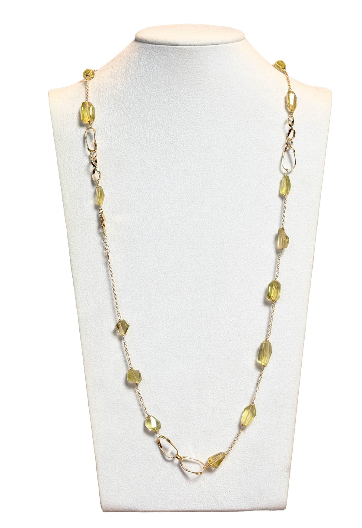 Collana quarzi lemon