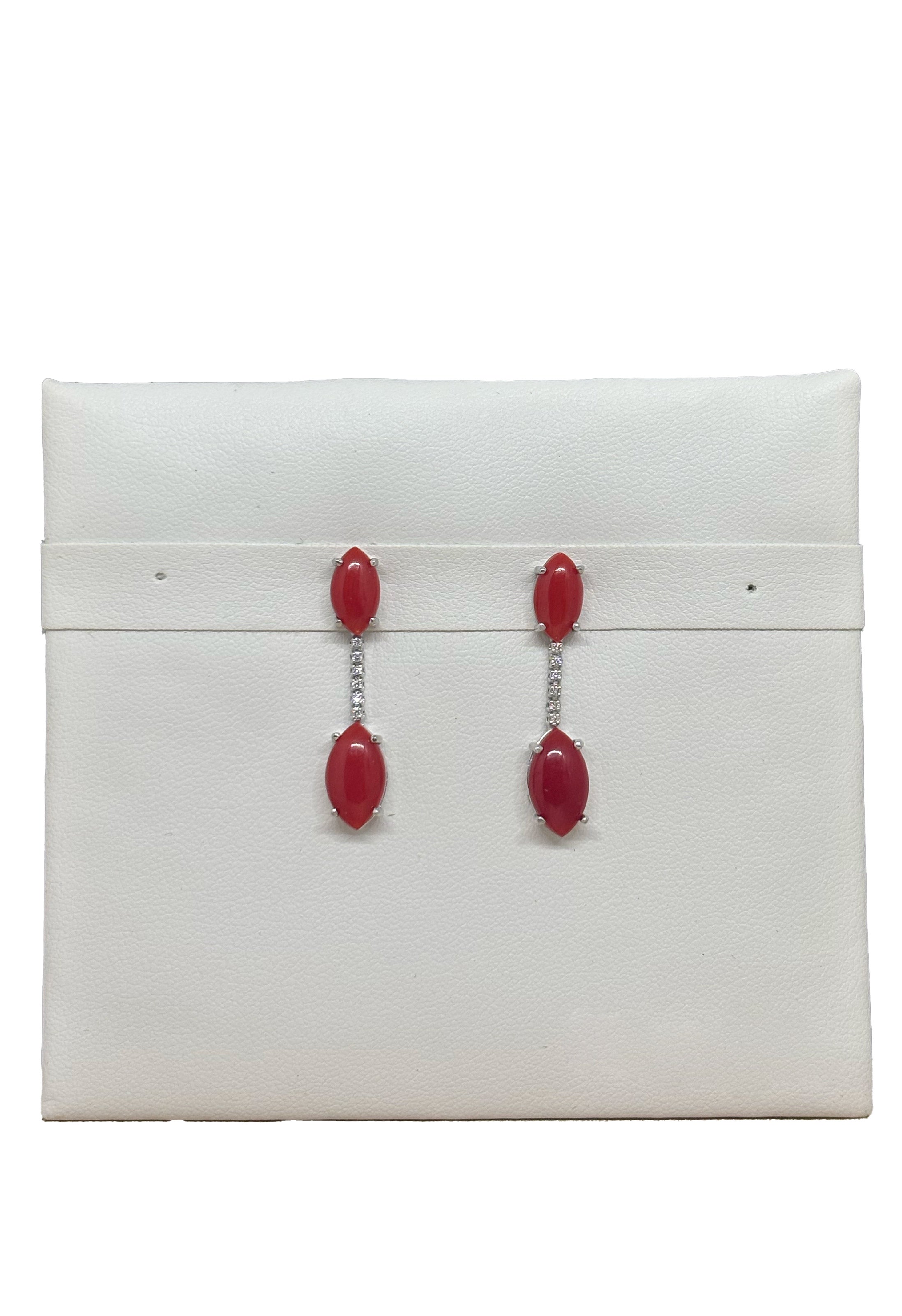 Orecchini Rajola Princess Corallo