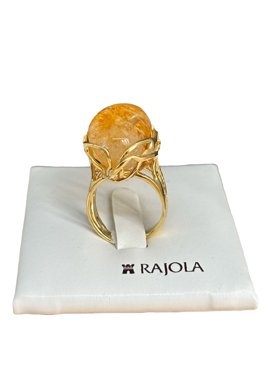 Anello Rajola collezione Tonga Quarzo Citrino