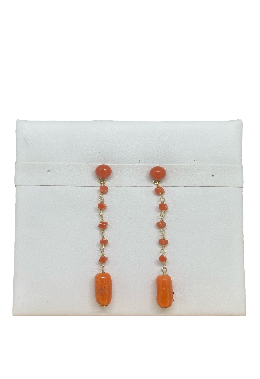 Orecchini Rajola charlotte corallo Sciacca