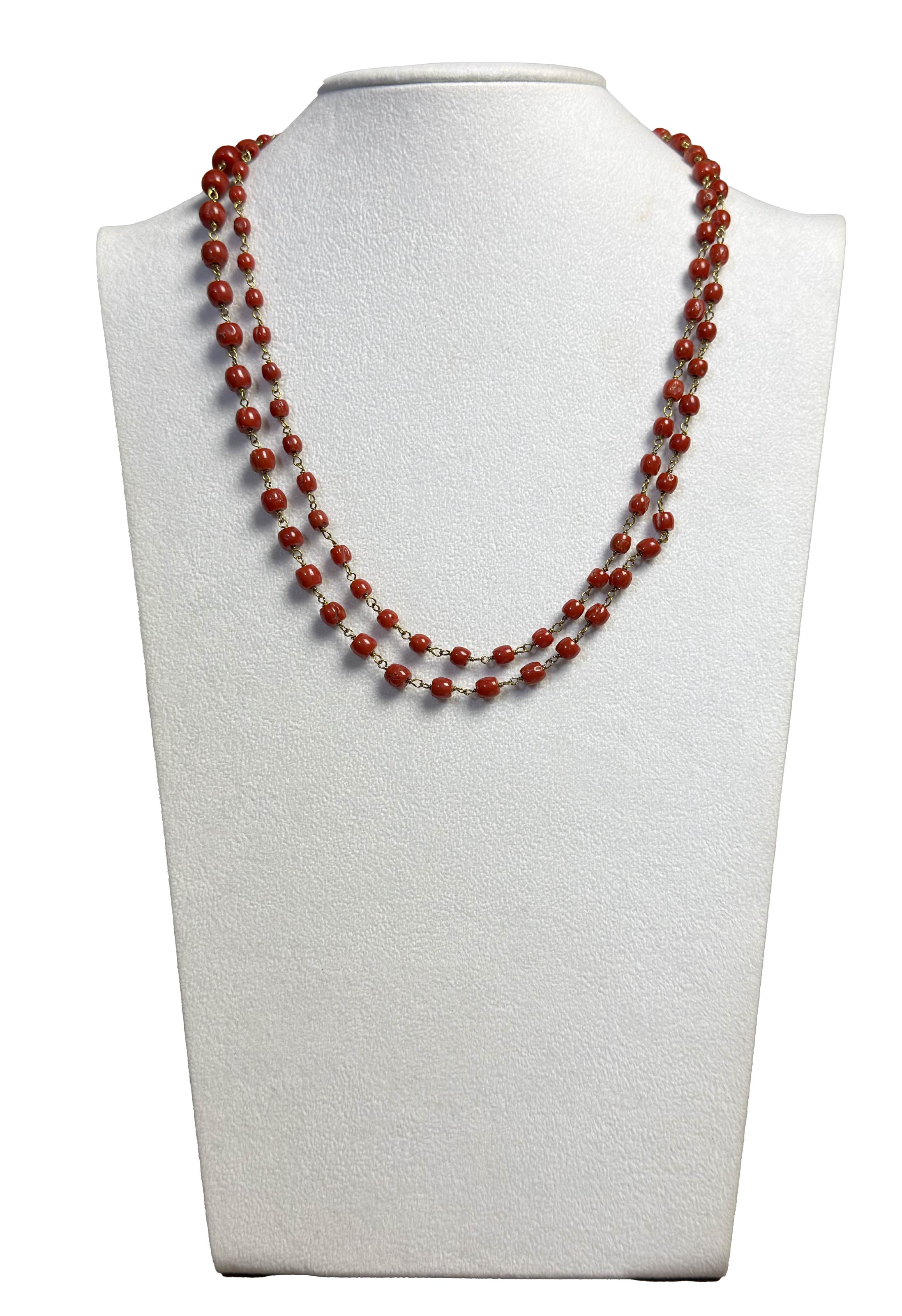Collana corallo rosso