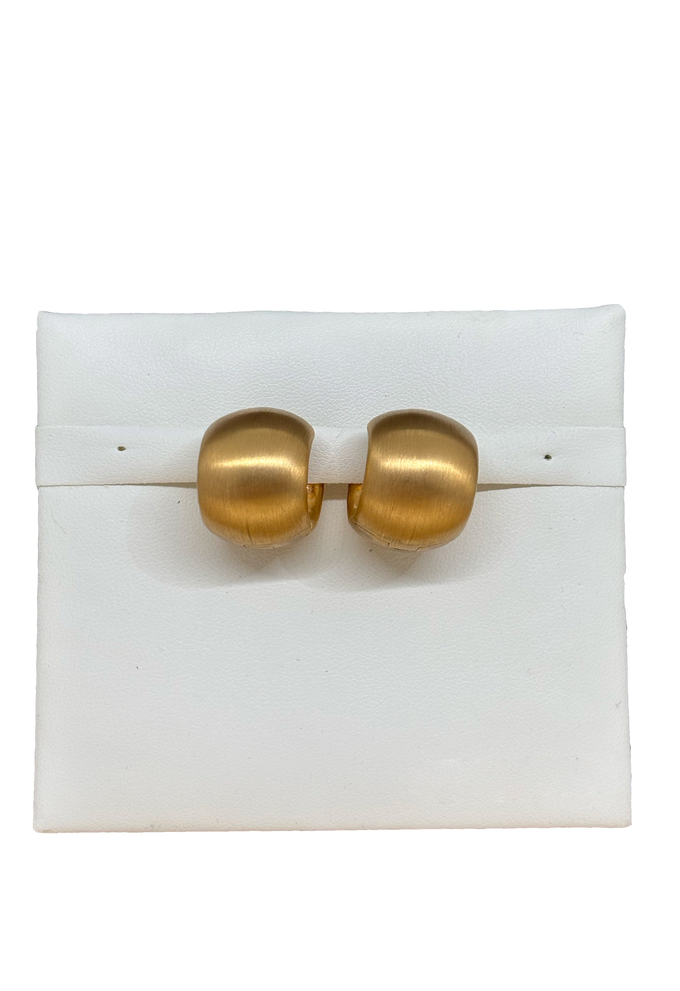 Orecchini oro rosa granato