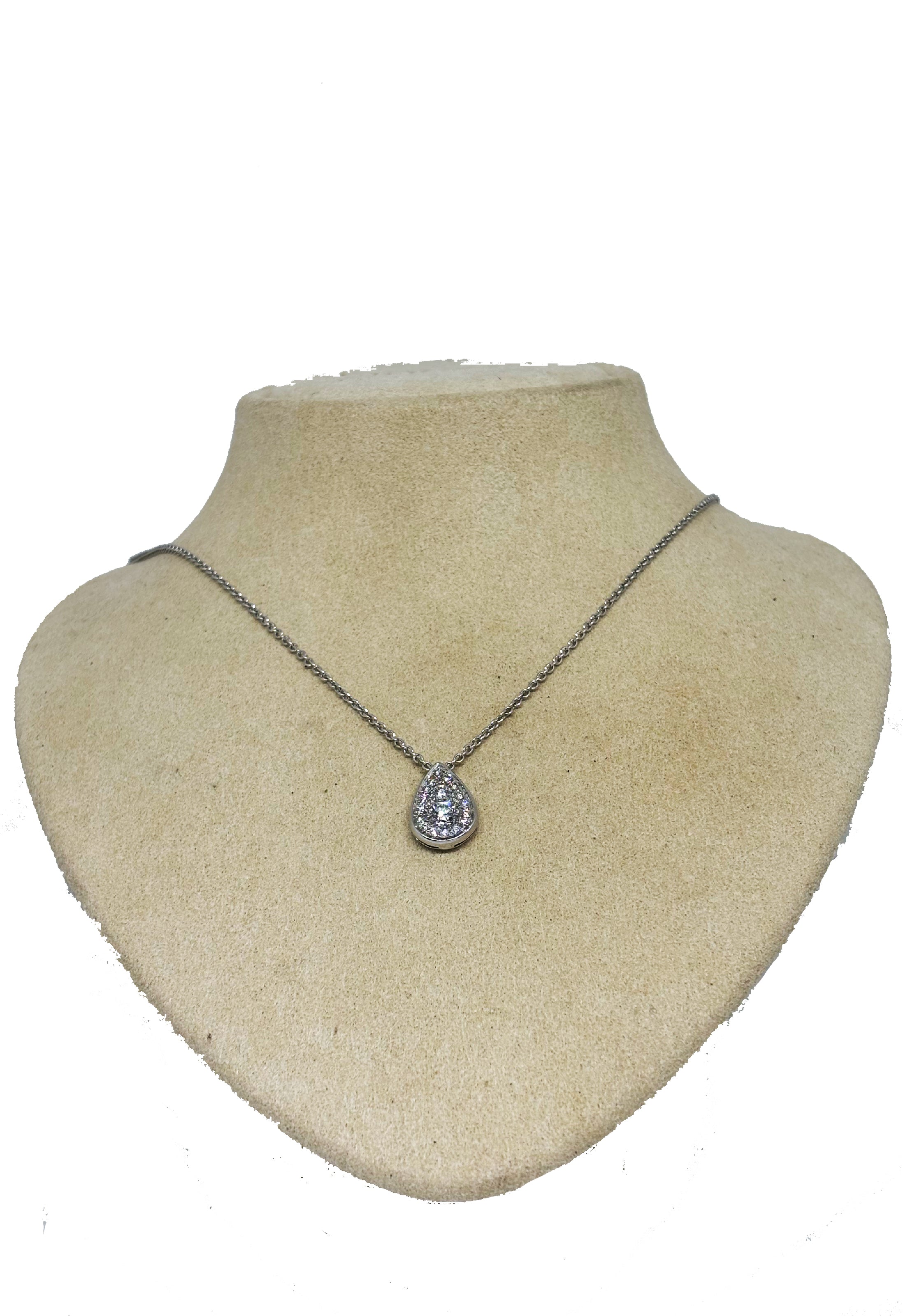 Girocollo goccia brillanti Leo Pizzo