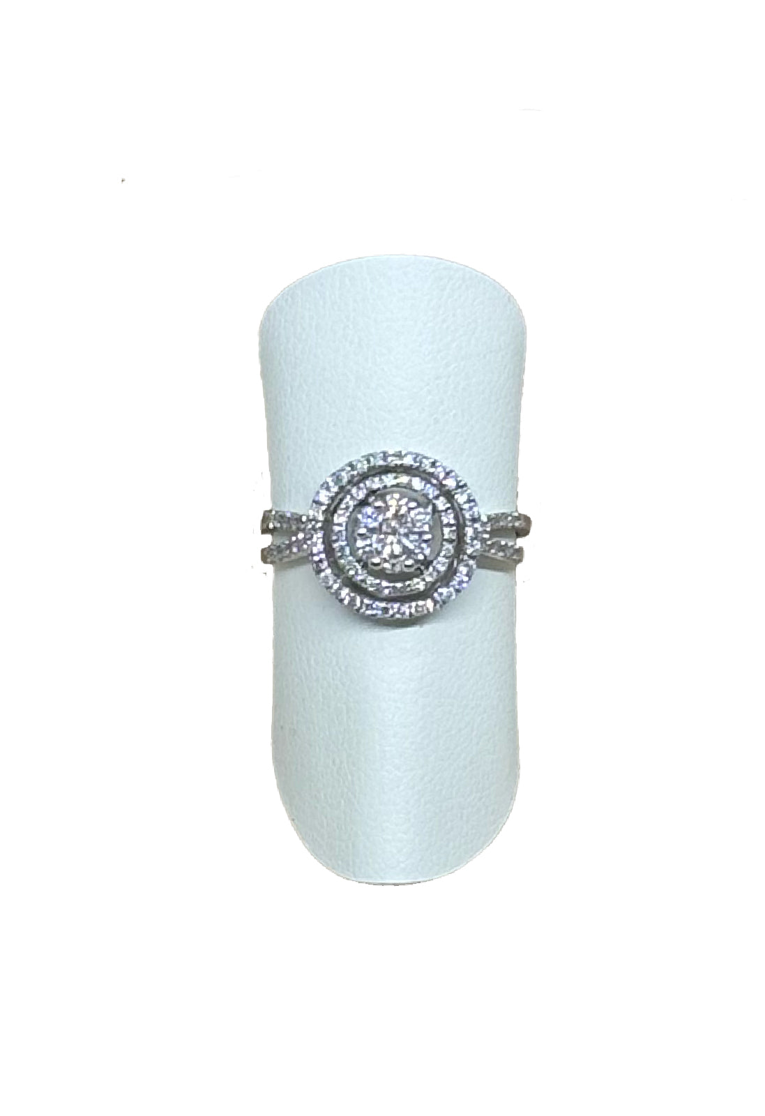 Anello brillanti doppio giro