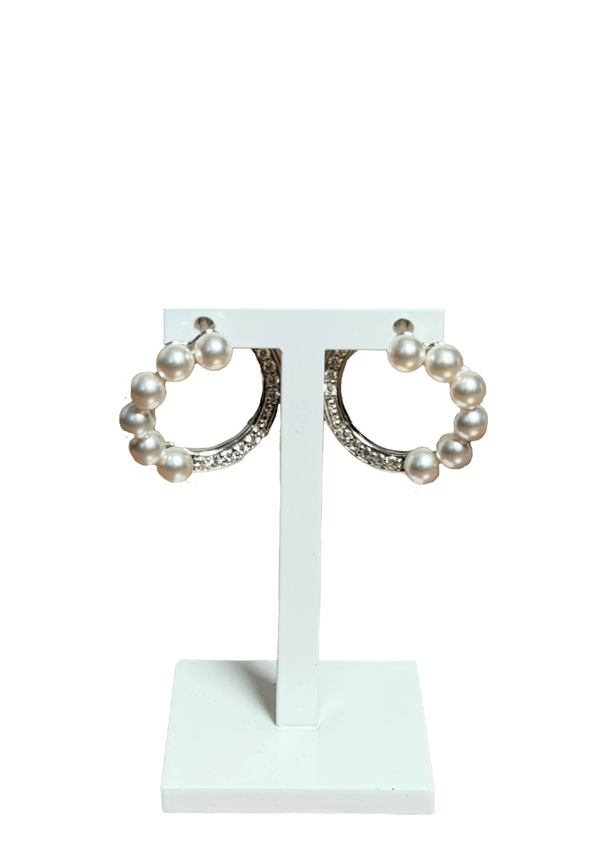 Orecchini new classic con perle e zirconie TI SENTO