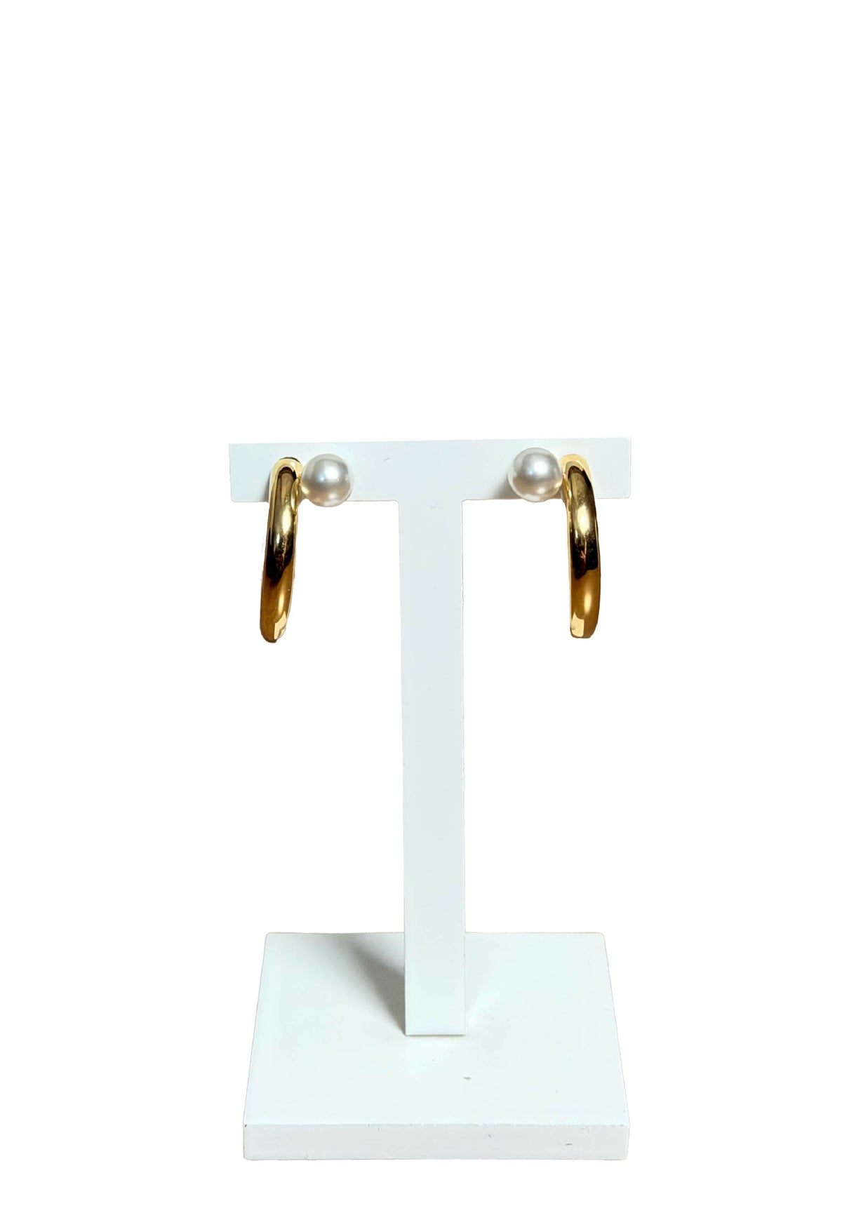 Orecchini new classic perla e zirconie