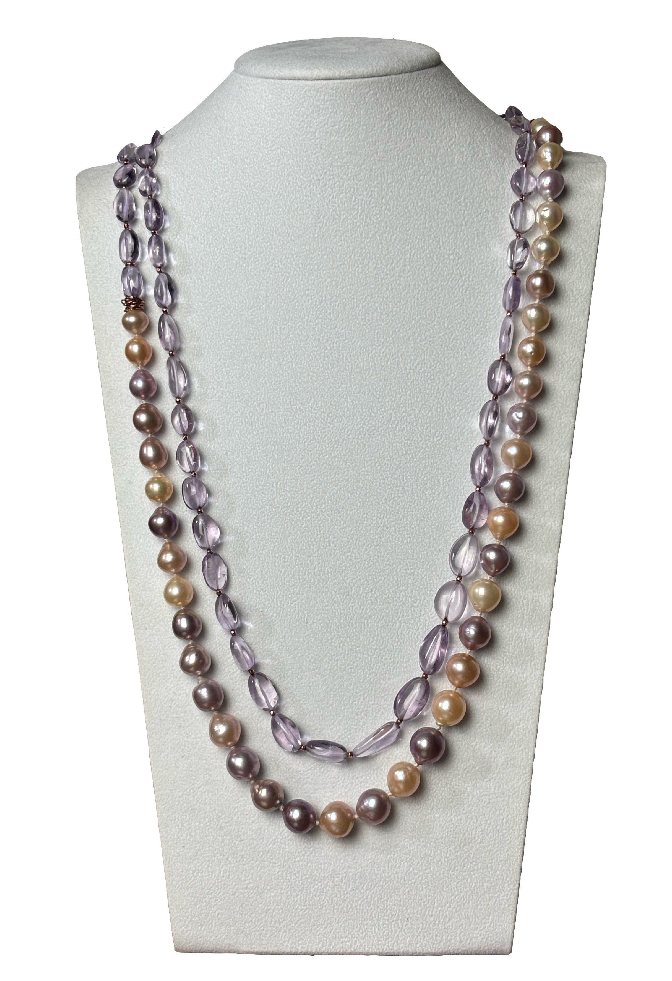 Collana multicolor ametista
